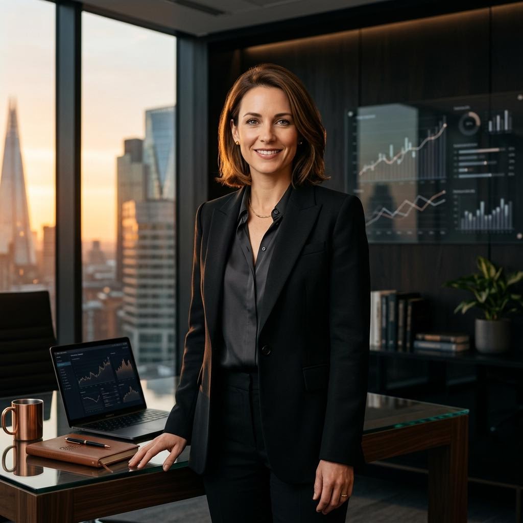 Lena Ortiz, fintech founder discussing Deft Warrantorship dashboard