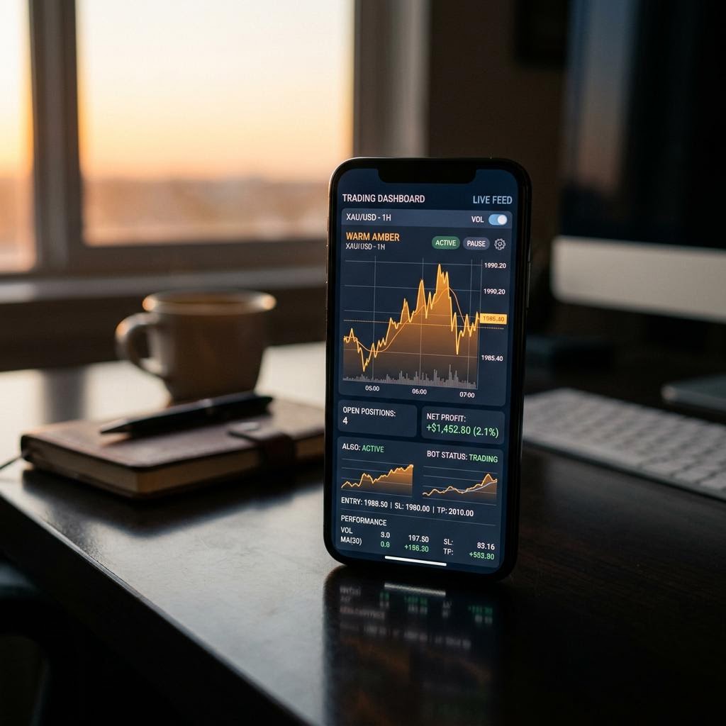 Deft Warrantorship AI crypto trading platform dashboard